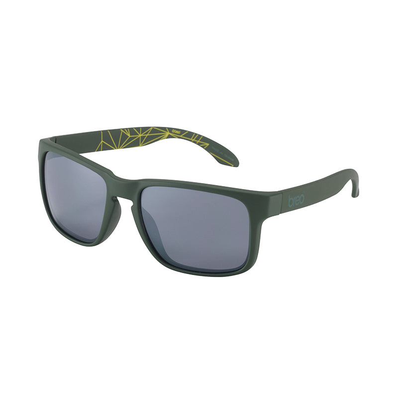 Scope Green Sunglasses with Mirror Lens